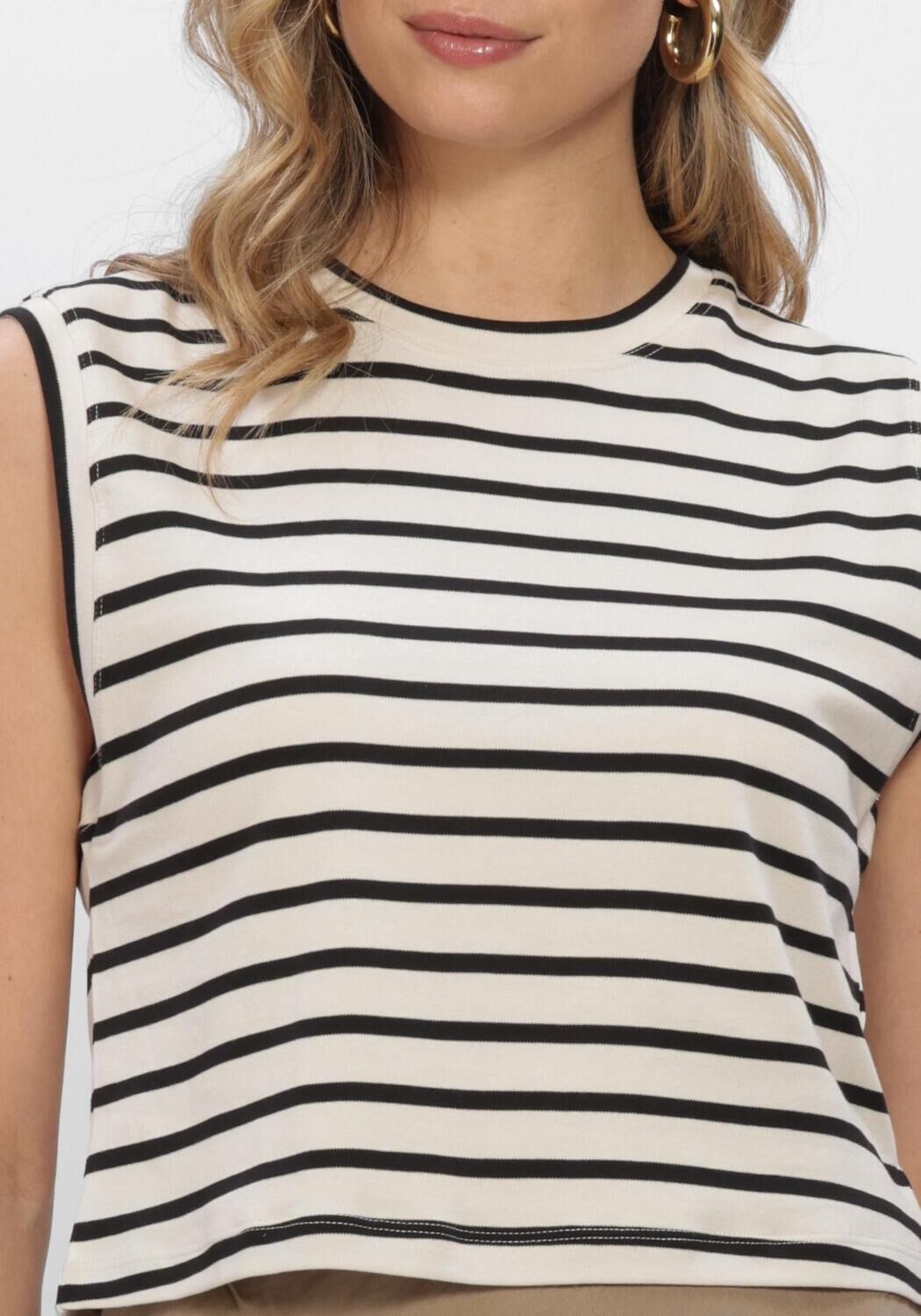 ROUGE EDIT ROUSARAH S/L O-NECK TEE Hauts & T-shirts en noir - large