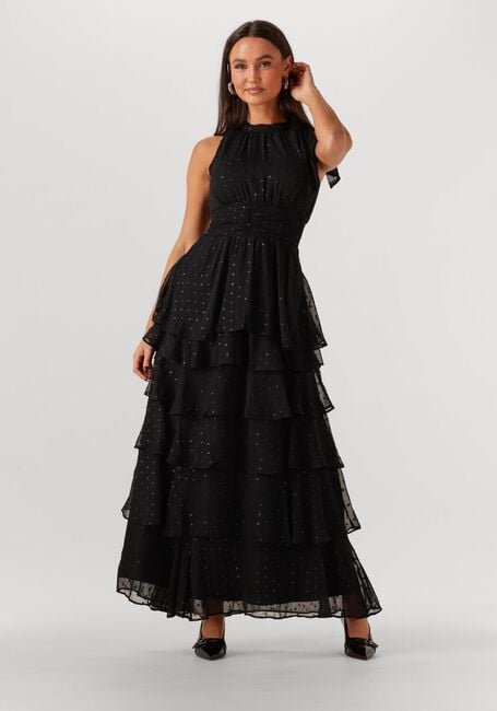 Zwarte NEO NOIR Maxi jurk MARLI GLITZ DRESS - large