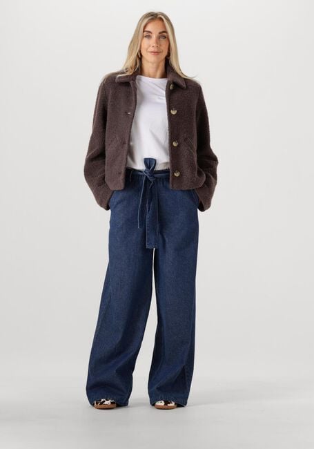 MODSTRÖM Manteau Teddy JUSTYMD SHORT JACKET en marron - large