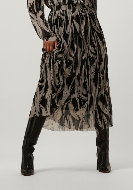 MSCH COPENHAGEN Jupe midi MSCHJANIELLA ILLEORA SKIRT AOP en noir - large