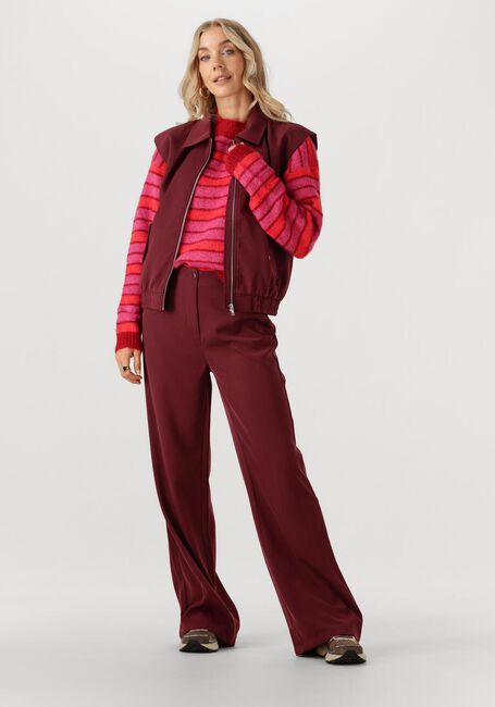 Bordeaux YDENCE Wijde broek PANTS SOLANGE - large