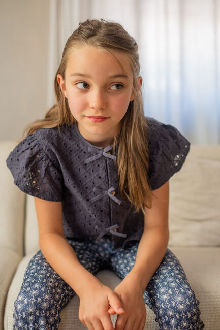 LIKE FLO Flared broek FLOOR STRUCTURE FLARED PANTS - large