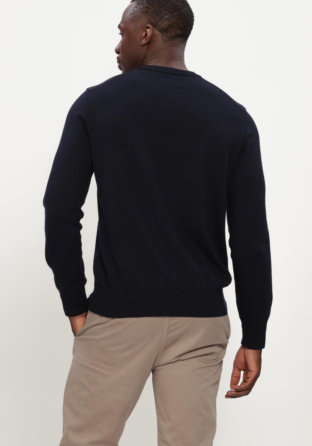 BOSS ORANGE Pull KANOVANO_S Bleu fonc&eacute; - large
