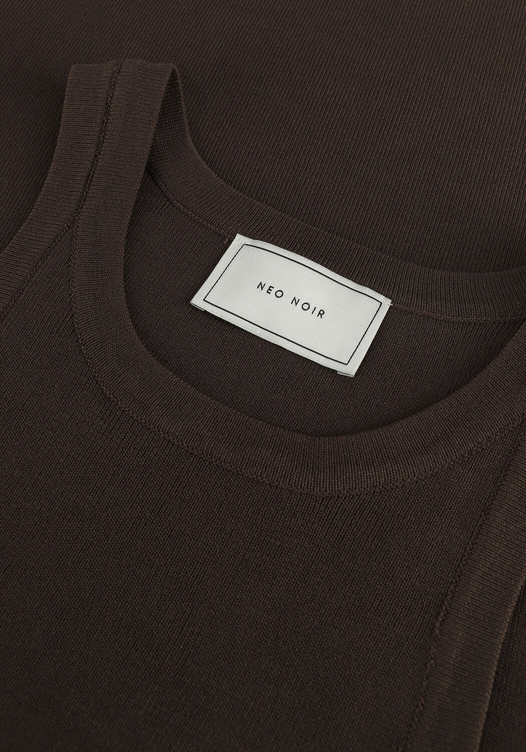 Bruine NEO NOIR Top WILLY KNITTED TOP - large