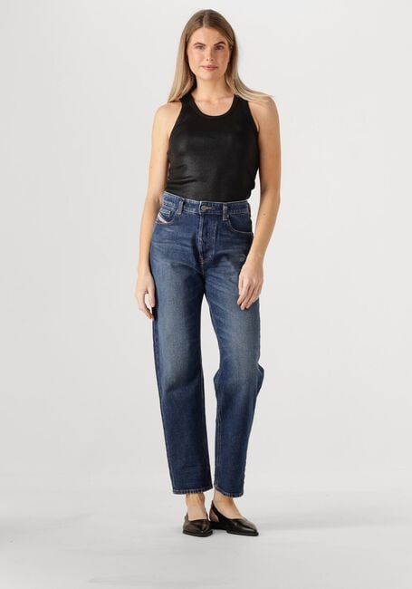 SUMMUM Haut RIB TANKTOP COTTON RIB en noir - large
