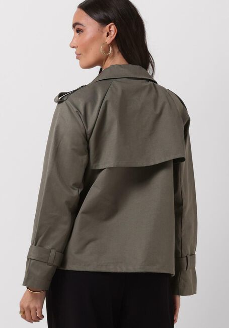 Olijf MY ESSENTIAL WARDROBE Jassen MIRAMW SHORT TRENCHCOAT - large