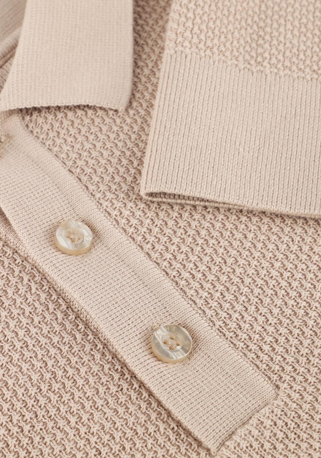 SAINT STEVE Polo GUNTHER en beige - large