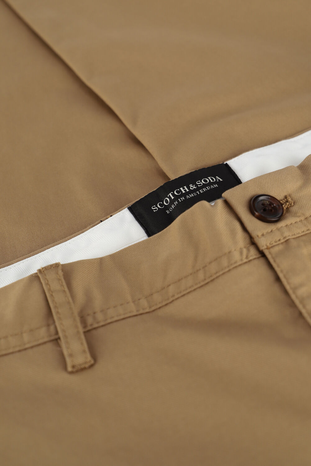 SCOTCH & SODA Chino 163322 - MOTT SUPER SLIM-FIT C en camel - large