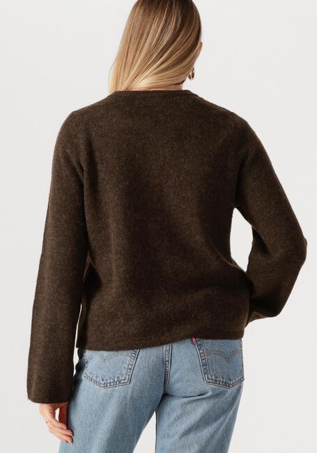 SELECTED WOMEN Gilet SLFLULU NEW LS KNIT CARDIGAN en marron - large