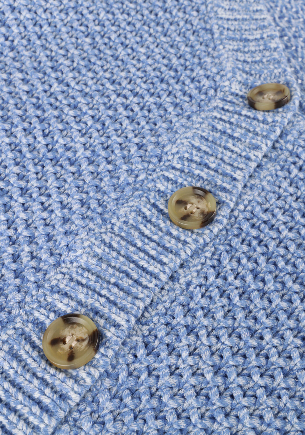 ANOTHER LABEL Gilet ZHOUR KNITTED CARDIGAN L/S en bleu - large