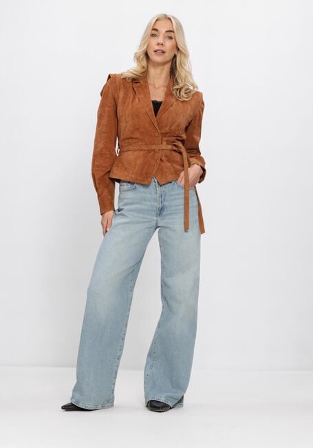 Zwarte ROSEMUNDE Top BABETTE DEEP BACK SILK TOP - large