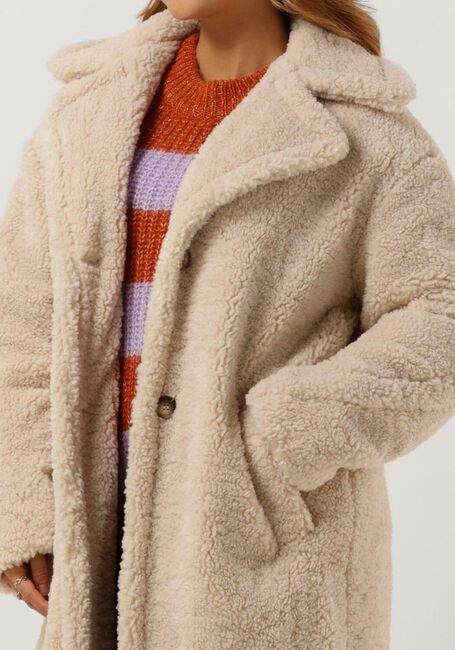 NOTRE-V Manteau Teddy TEDDY COAT LONG en beige - large