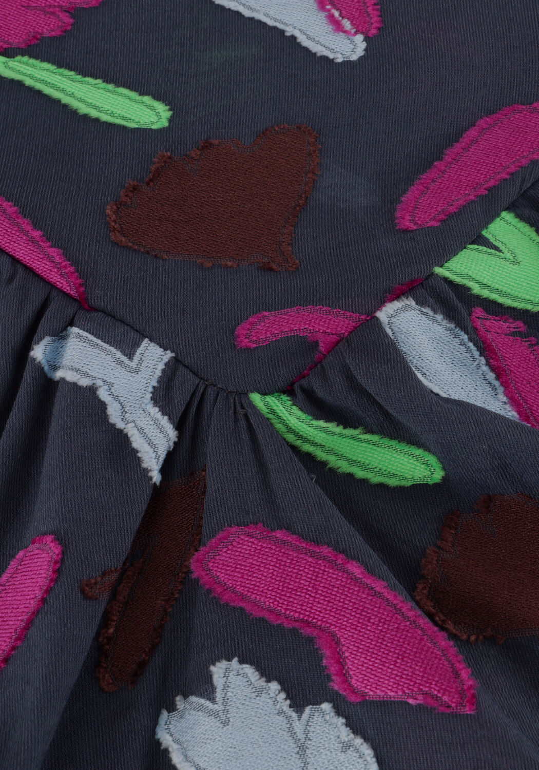 Blauwe POM AMSTERDAM  FEATHERFEST BLUE - large