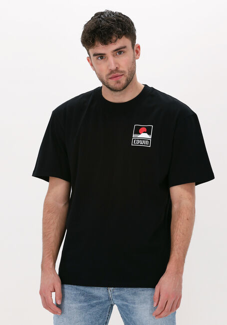 EDWIN T-shirt SUNSET ON MT. FUIJ TS en noir - large