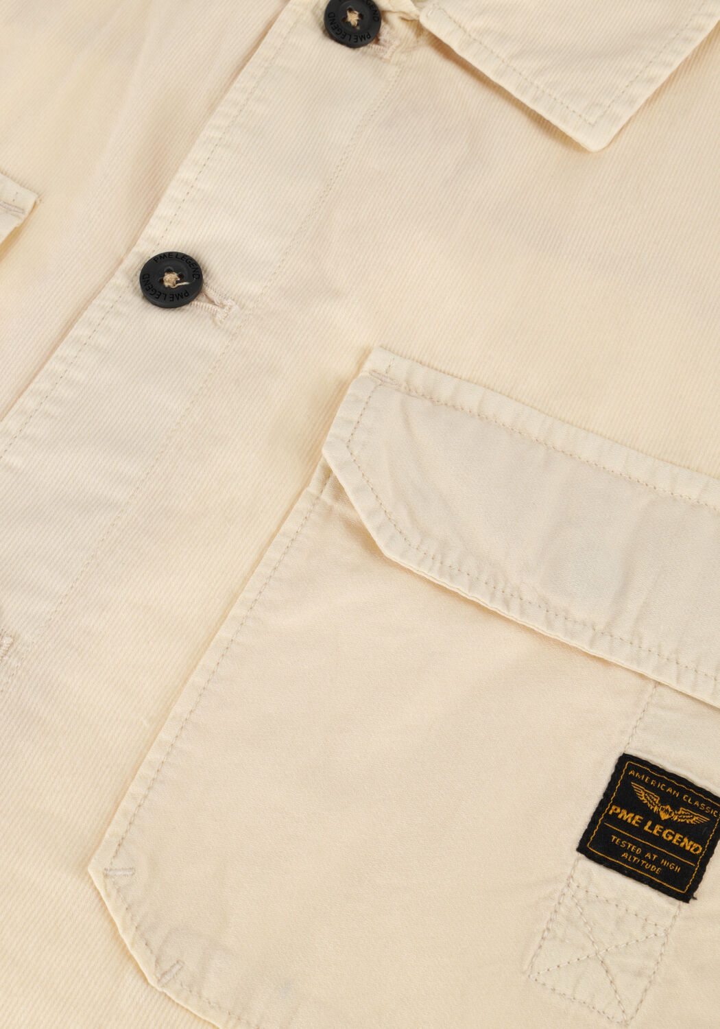 PME LEGEND Chemise d&eacute;contract&eacute; SHORT SLEEVE SHIRT CTN  BEDFORD en beige - large
