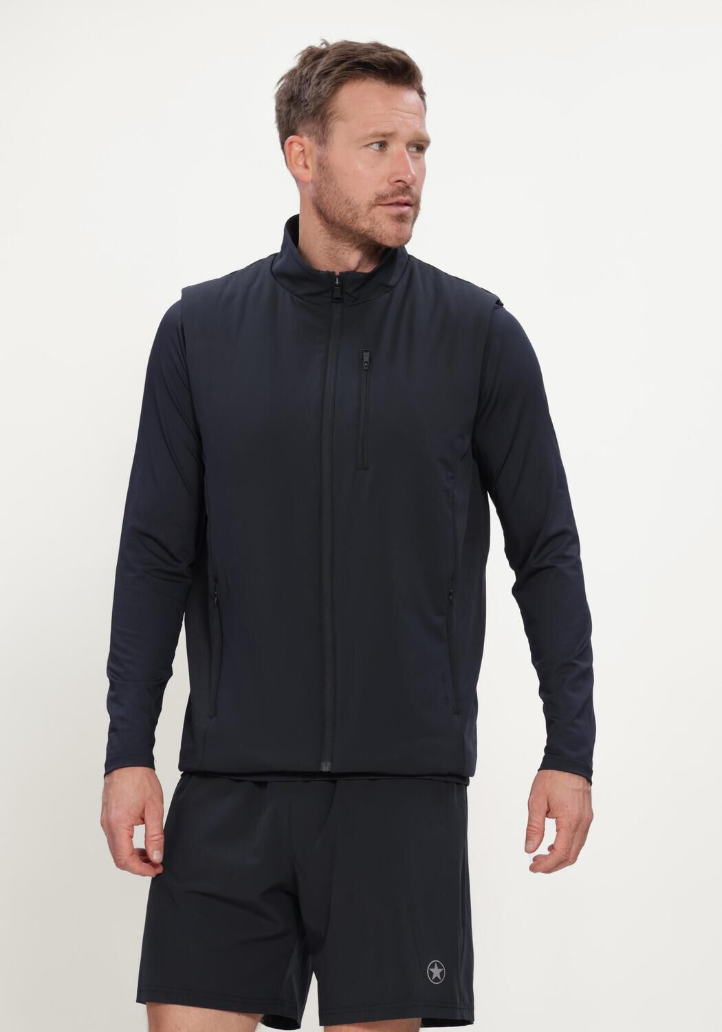 AIRFORCE Veste sans manches LEX BODYWARMER Bleu fonc&eacute; - large