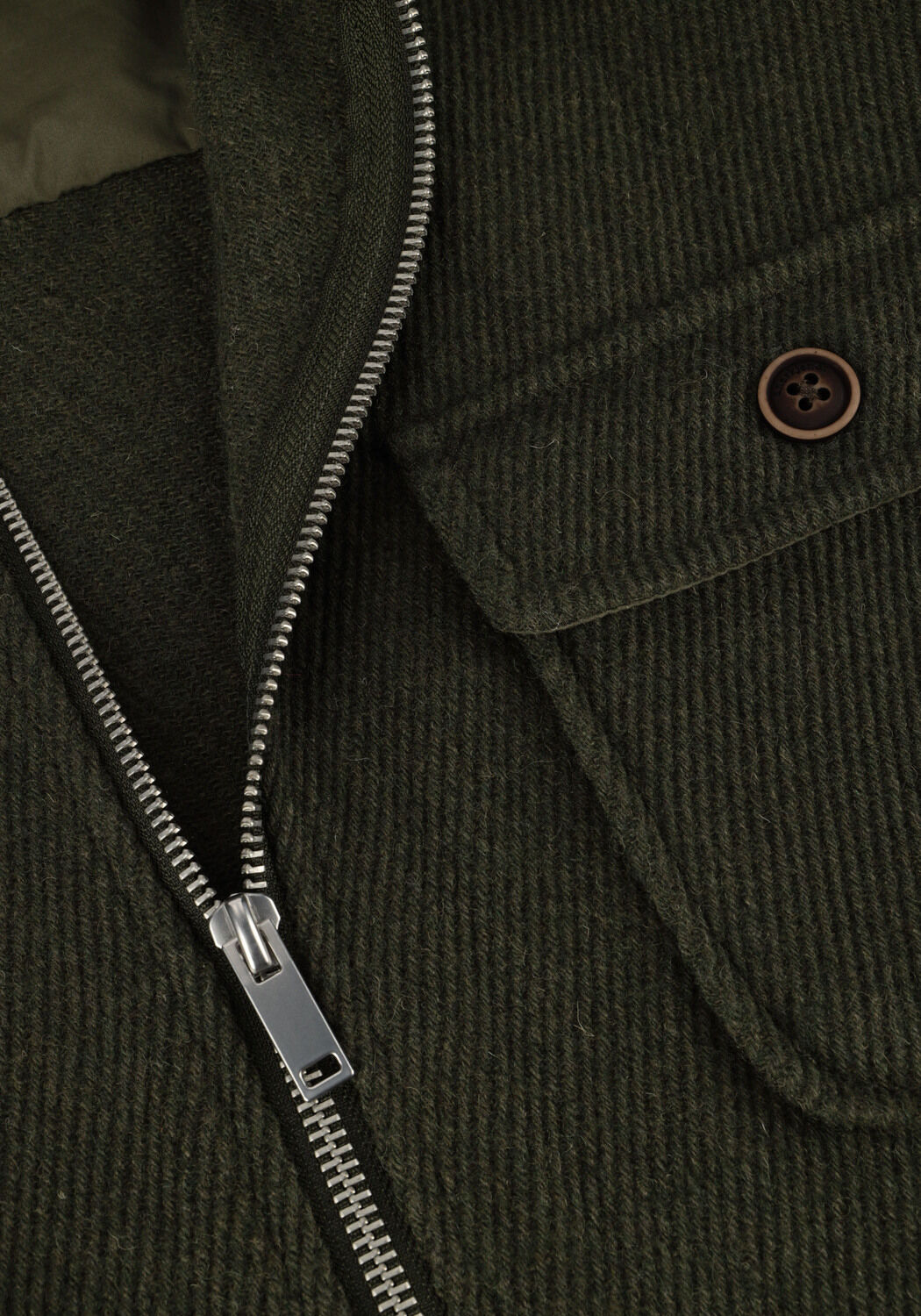 ANERKJENDT Surchemise AKHANKY HEAVY TWILL OVERSHIRT Vert fonc&eacute; - large