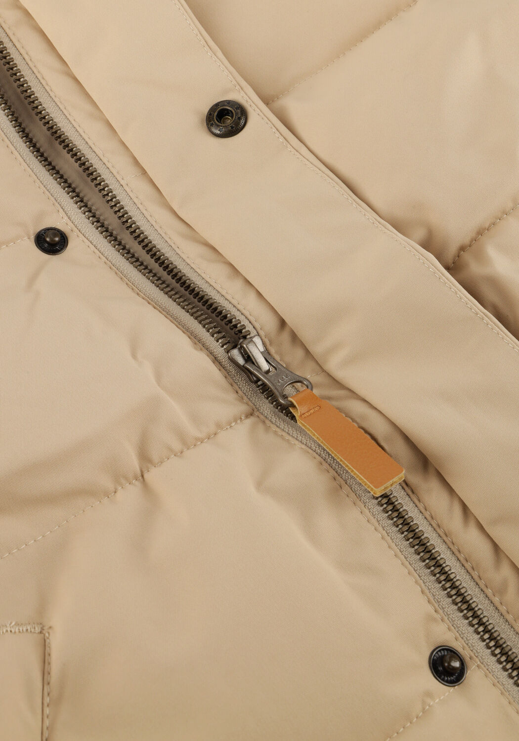 LIL' ATELIER Veste matelass&eacute; NMFLAMEDOW03 PUFFER LONG JKT FO LIL en beige - large