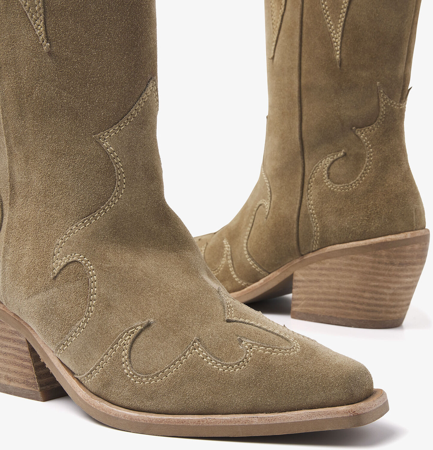 beige via vai cowboylaarzen eveline river