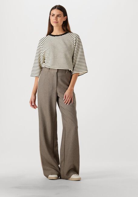 Witte CO'COUTURE T-shirt ERINCC STRIPE TEE - large