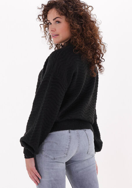 Y.A.S. Gilet YASBETRICIA LS KNIT CARDIGAN en noir - large