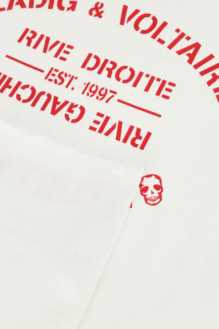 ZADIG & VOLTAIRE T-shirt X60172 en blanc - large