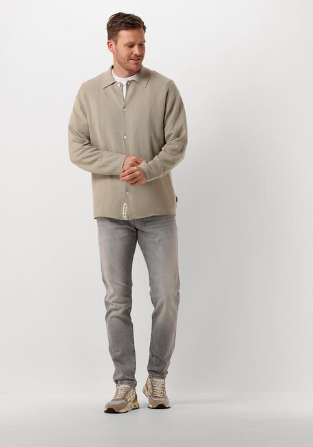 WOODBIRD Chemise décontracté WBKRENTS BASE KNIT en beige - large