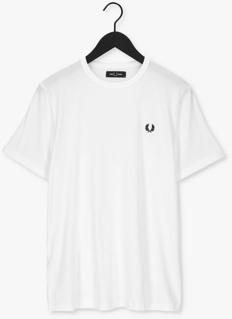FRED PERRY T-shirt RINGER T-SHIRT en blanc - large