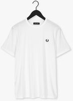 FRED PERRY T-shirt RINGER T-SHIRT en blanc