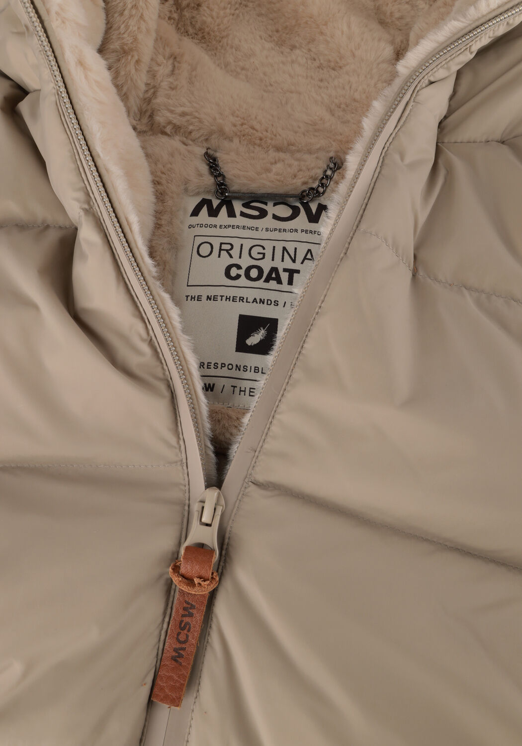 MOSCOW Veste matelass&eacute; 07-08-OGMUNDAF en taupe - large