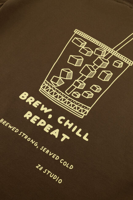 Z8 T-shirt LENOX en marron - large