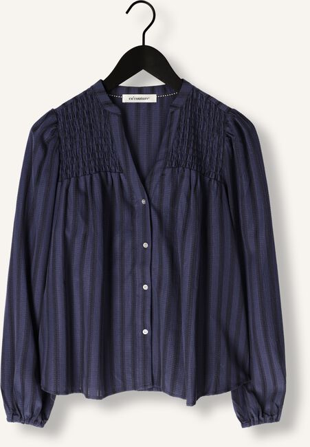 Donkerblauwe CO'COUTURE  LULU SMOCK V-SHIRT Donkerblauwe CO'COUTURE  LULU SMOCK V-SHIRT - large