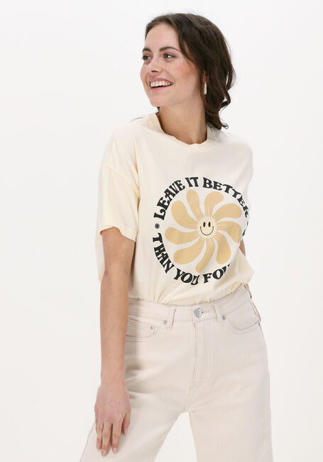 CATWALK JUNKIE T-shirt TS HAPPY FLOWER Écru - large