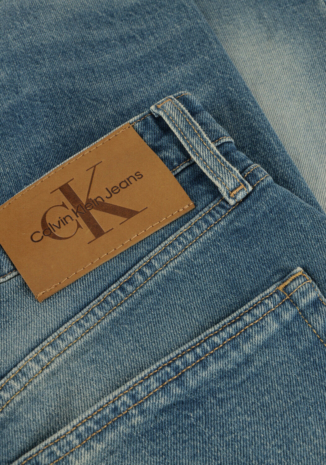 CALVIN KLEIN Slim fit jeans SLIM TAPER en bleu - large