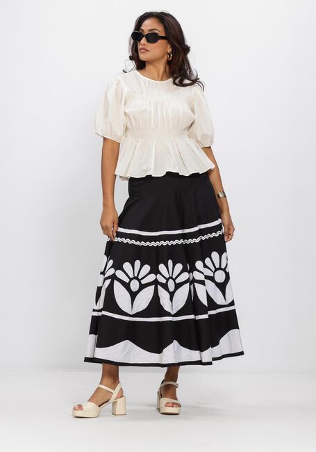 ANTIK BATIK Jupe midi CADIX SKIRT en noir - large