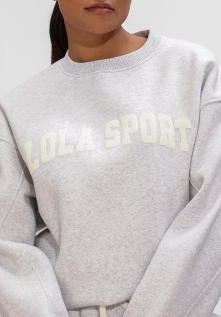 Lichtgrijze THE LOLA CLUB Sweater JAYLA SWEATER - large