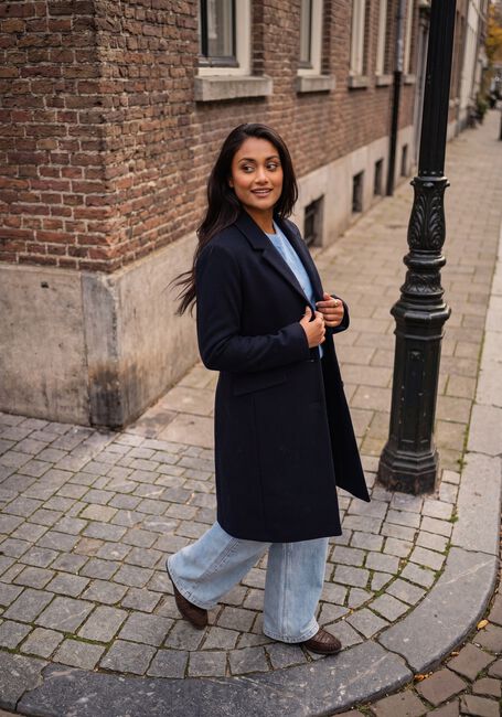 Lichtblauwe MODSTR&Ouml;M Trui CRISMD CARDIGAN - large
