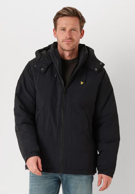 LYLE & SCOTT Jack PADDED PUFFER JACKET en noir - large