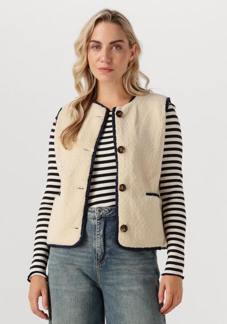 CIRCLE OF TRUST Gilet JOJO GILET Écru - large