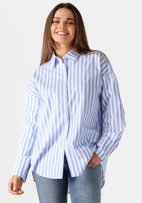 Blauwe CC HEART  CC HEART HARPER STRIPE BLOUSE - large
