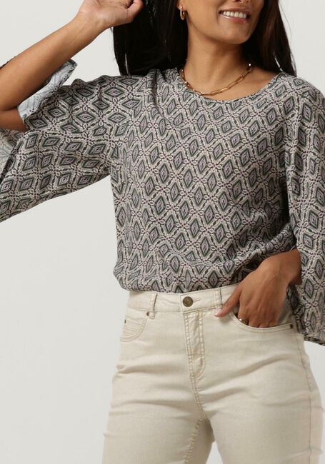 Multi SUMMUM Top TOP FLARE SLEEVES IKAT VISCOSE - large