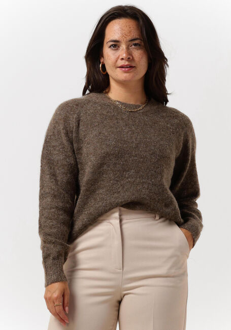 Bruine MSCH COPENHAGEN Trui MOHAIR O PULLOVER - large