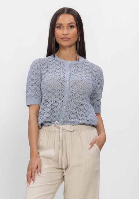 SELECTED WOMEN Gilet SLFSOFIA 2/4 KNIT CARDIGAN en bleu - large