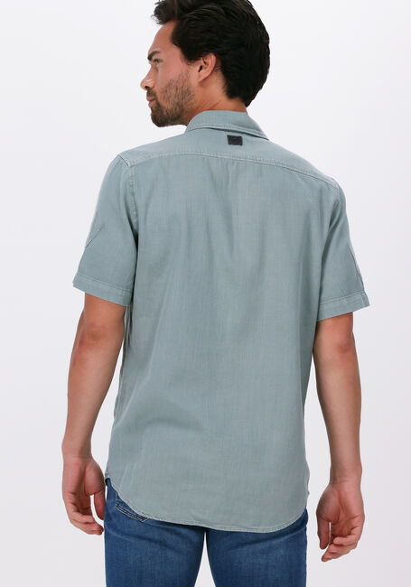G-STAR RAW Chemise décontracté MARINE SLIM SHIRT S\S en vert - large