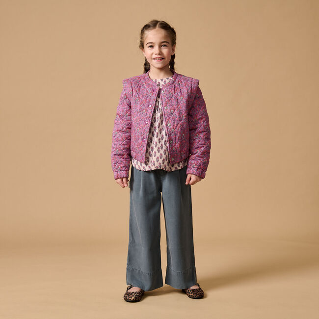 PETIT BLUSH Jack BOMBER JACKET Bordeaux - large