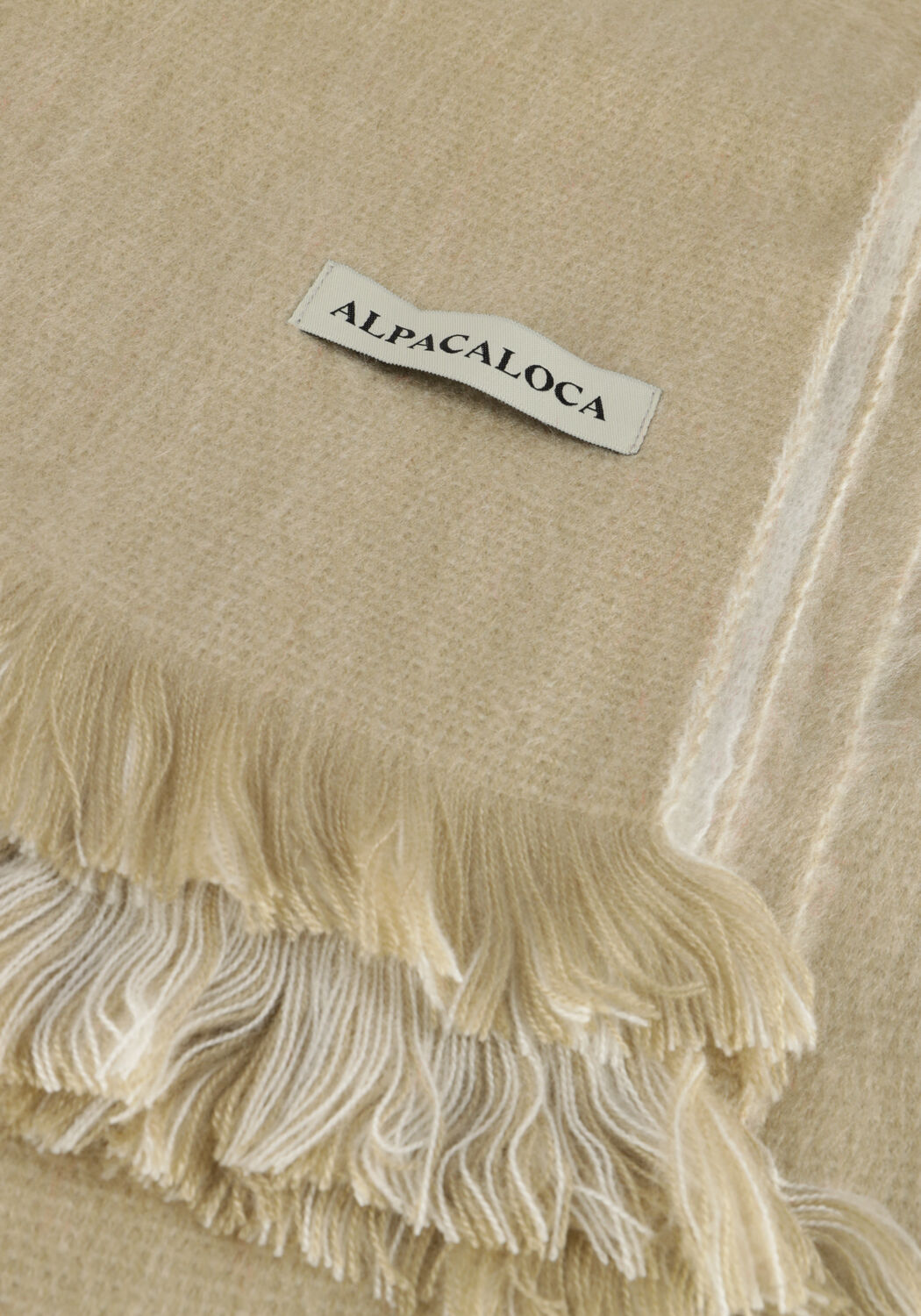 ALPACA LOCA DOUBLE SCRAF Foulard en beige - large