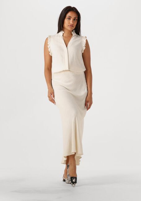 SELECTED WOMEN Haut SLFVIVA SL RUFFLE TOP Écru - large