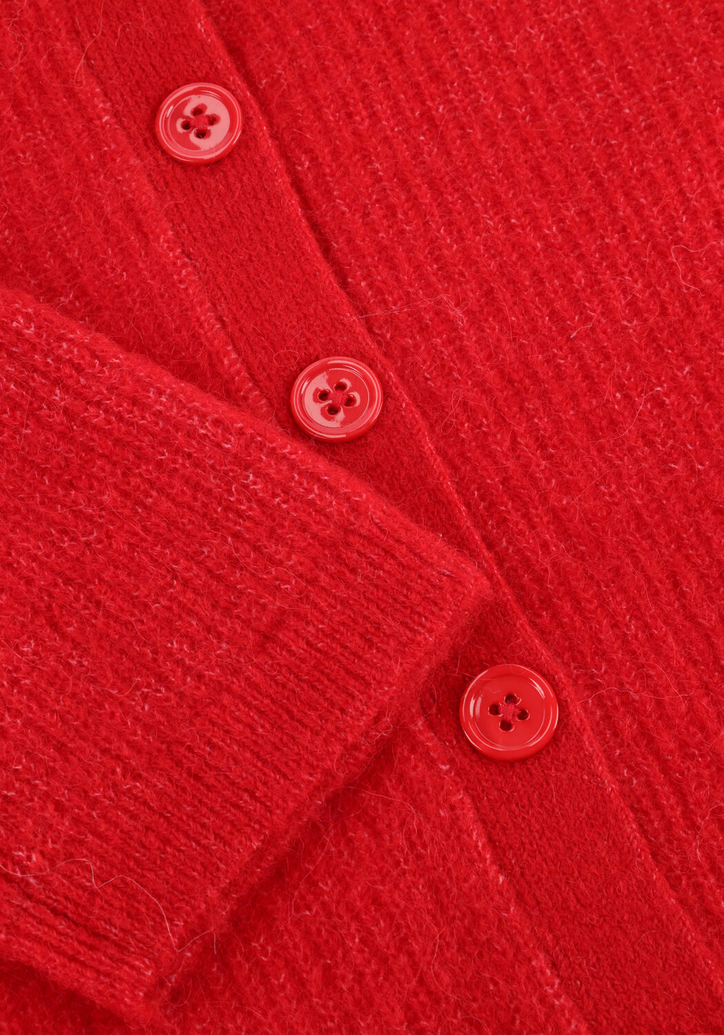 Rode SELECTED WOMEN Vest SLFSIA RAS LS KNIT CROPPED CARDIGAN - large