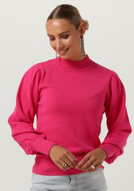 Fuchsia Y.A.S. Trui YASFONNY LS KNIT PULLOVER - large