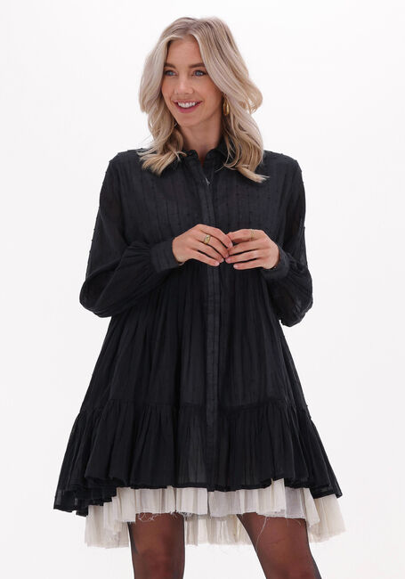 Zwarte MES DEMOISELLES Mini jurk OFFY - large